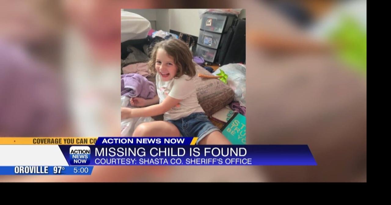 Missing Shasta County girl found safe | Video | actionnewsnow.com
