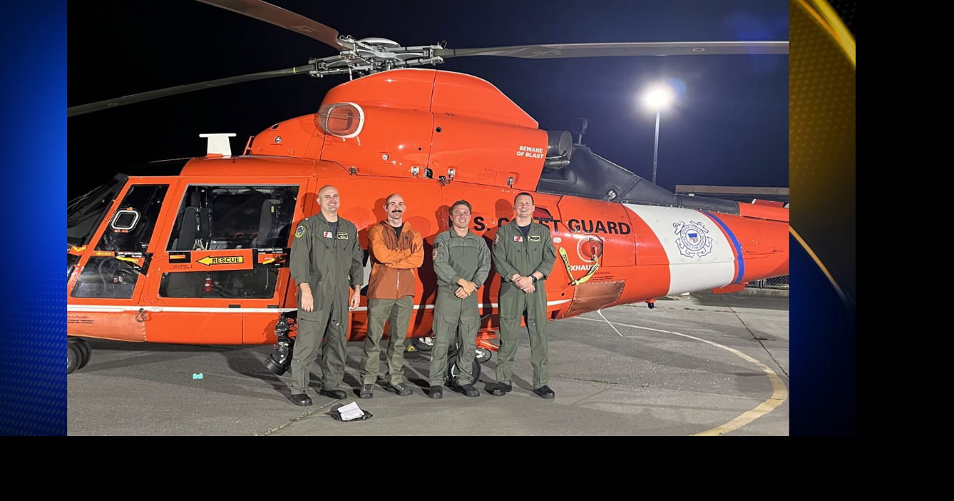Daring night Coast Guard mission pulls stroke patient from Trinity Alps