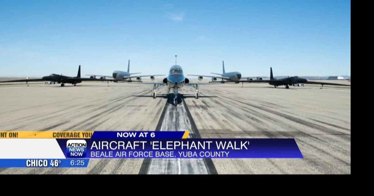 A show of force from Beale Air Force Base in Yuba County Video