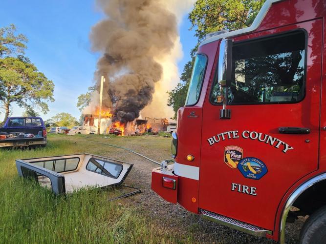 Mobile home destroyed by fire in Butte County Thursday morning | News ...