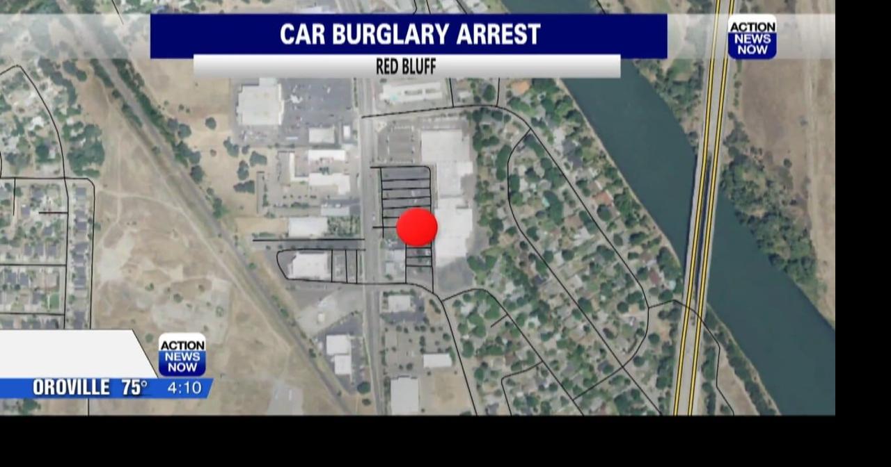 Red Bluff police arrest suspect following vehicle burglary Video