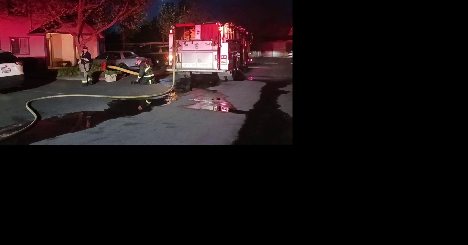 Man rushed to hospital after fire at Chico apartment, arrested for ...