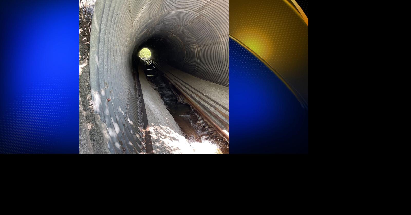Traffic control on M6 Road for culvert replacement project at Eel River crossing