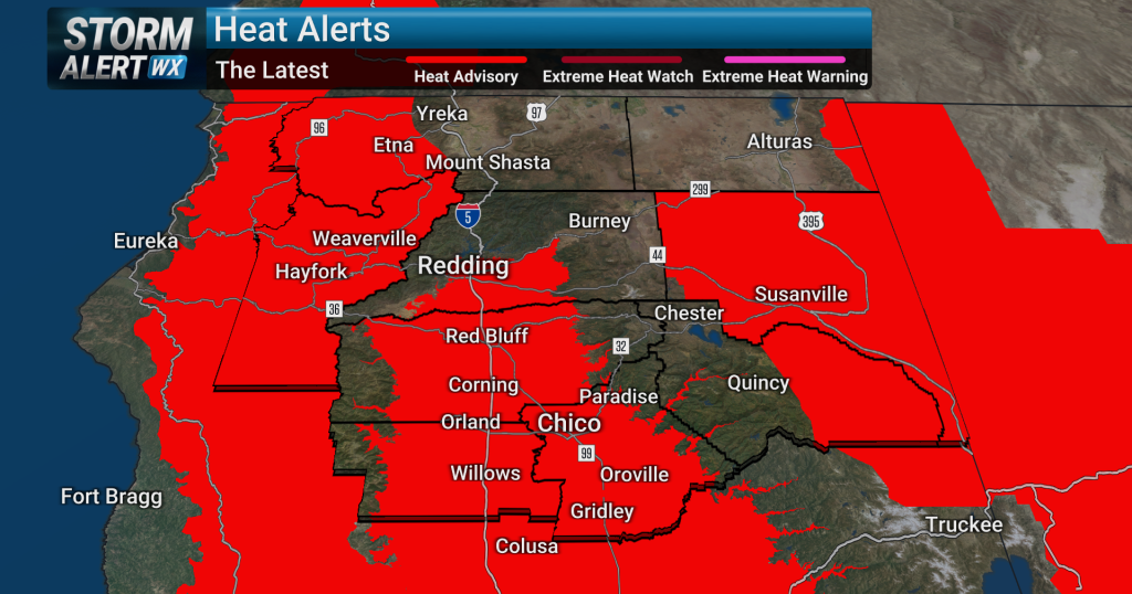 Dangerous Heat Grips Northern California; Fire Risk Elevated