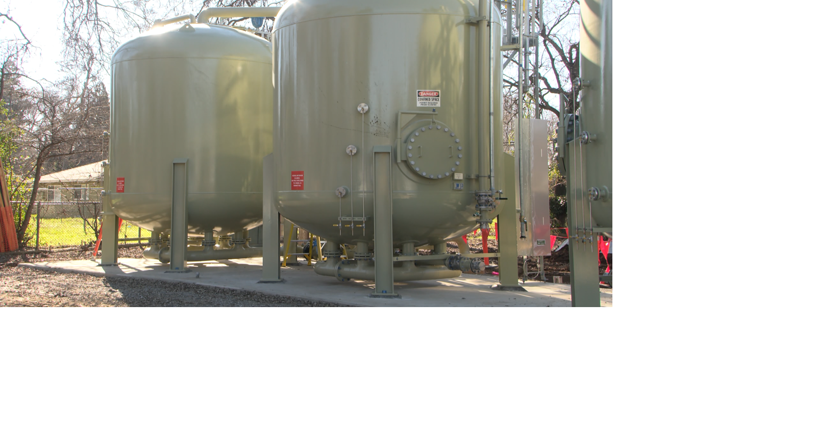 Crews from Cal Water working on installation of new treatment systems in Chico to tackle presence of PFAS in drinking water