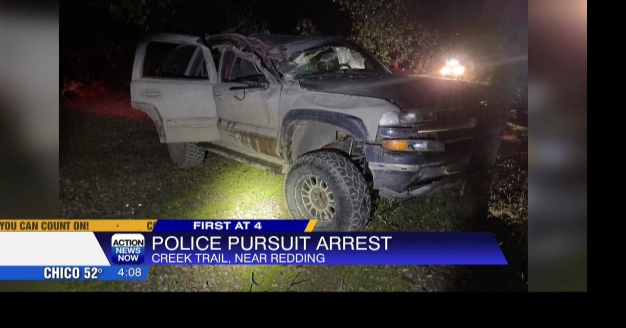 Police pursuit arrest in Redding | Video | actionnewsnow.com