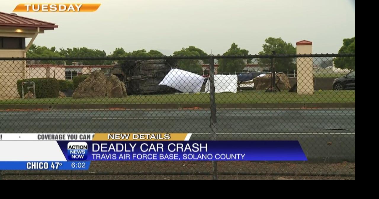 Oroville man dies in fiery car crash after chase at Travis Air Force ...