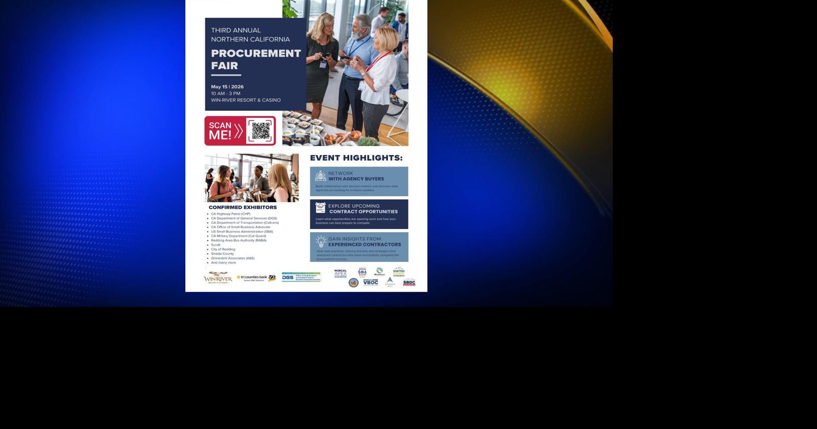 NorCal Procurement Fair returns to Redding with free workshops for small businesses