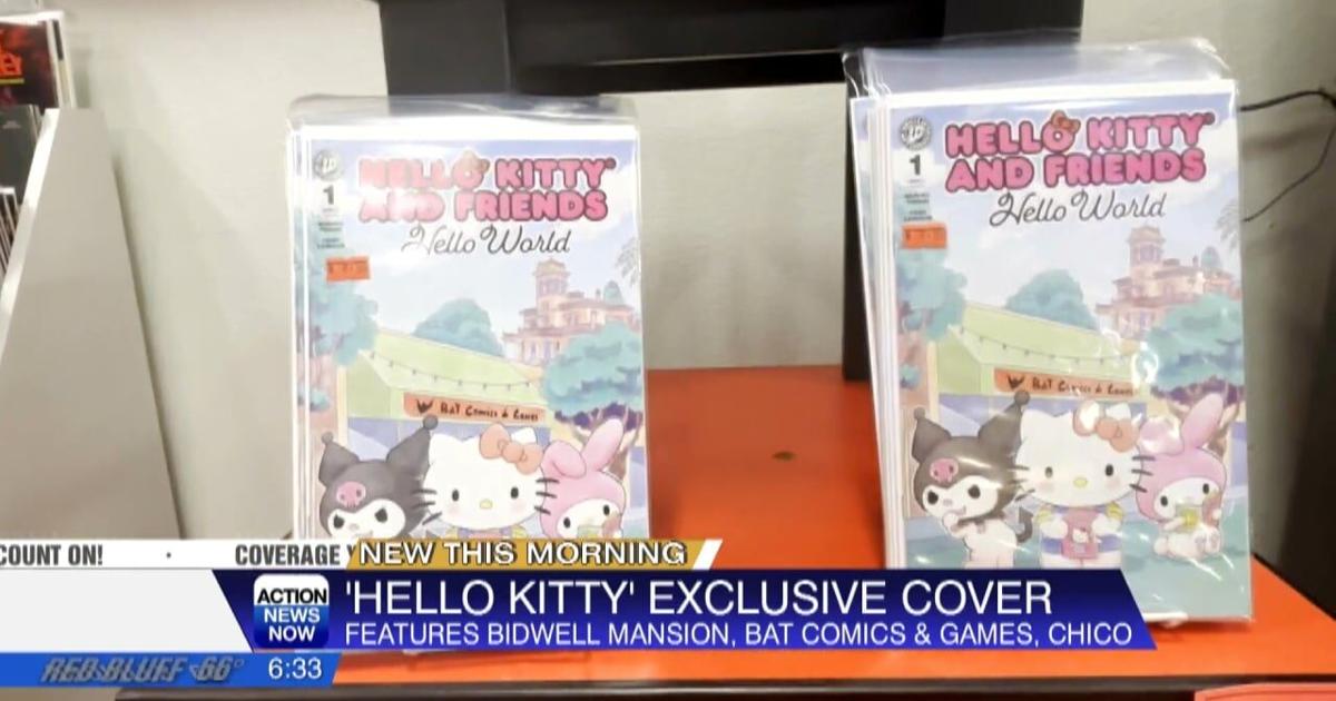 Bidwell Mansion immortalized on 'Hello Kitty' exclusive comic book cover