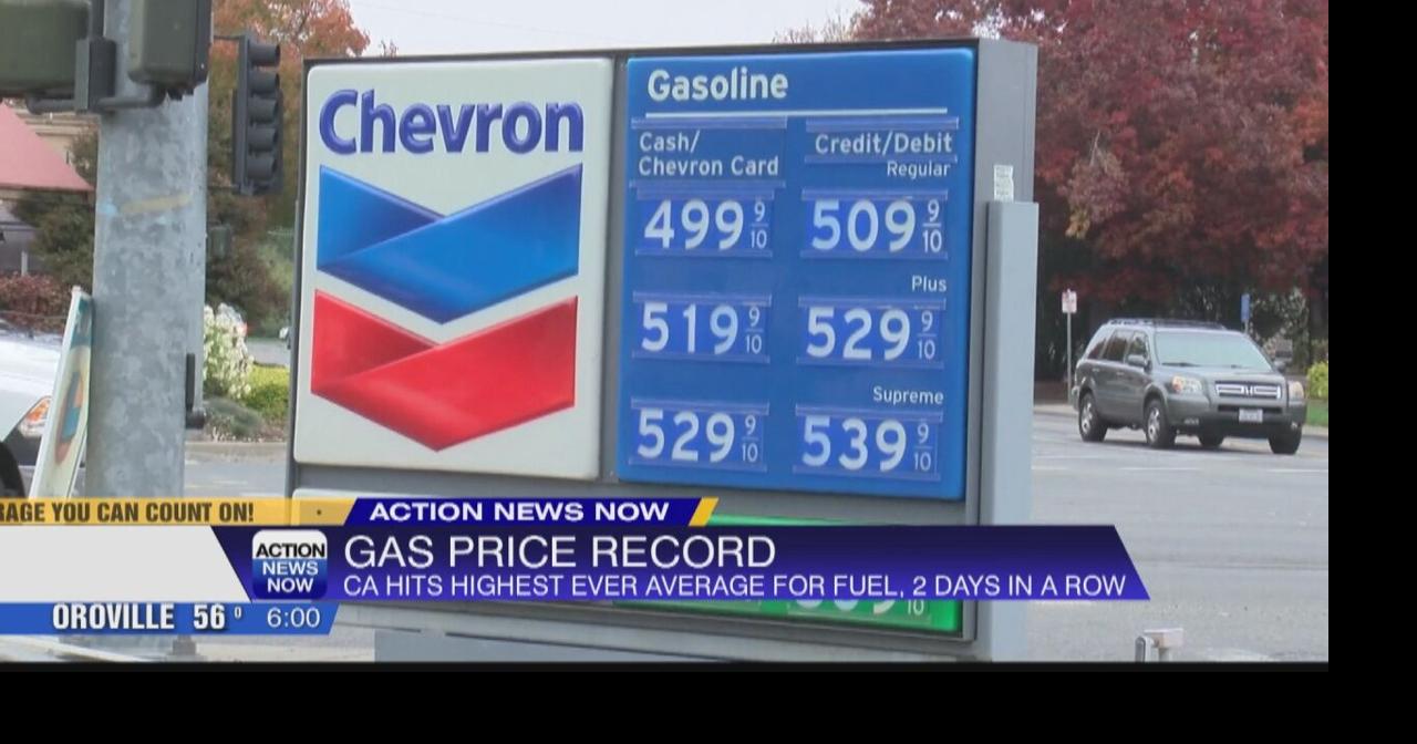Gas prices surge to highest ever price in California history | Local ...