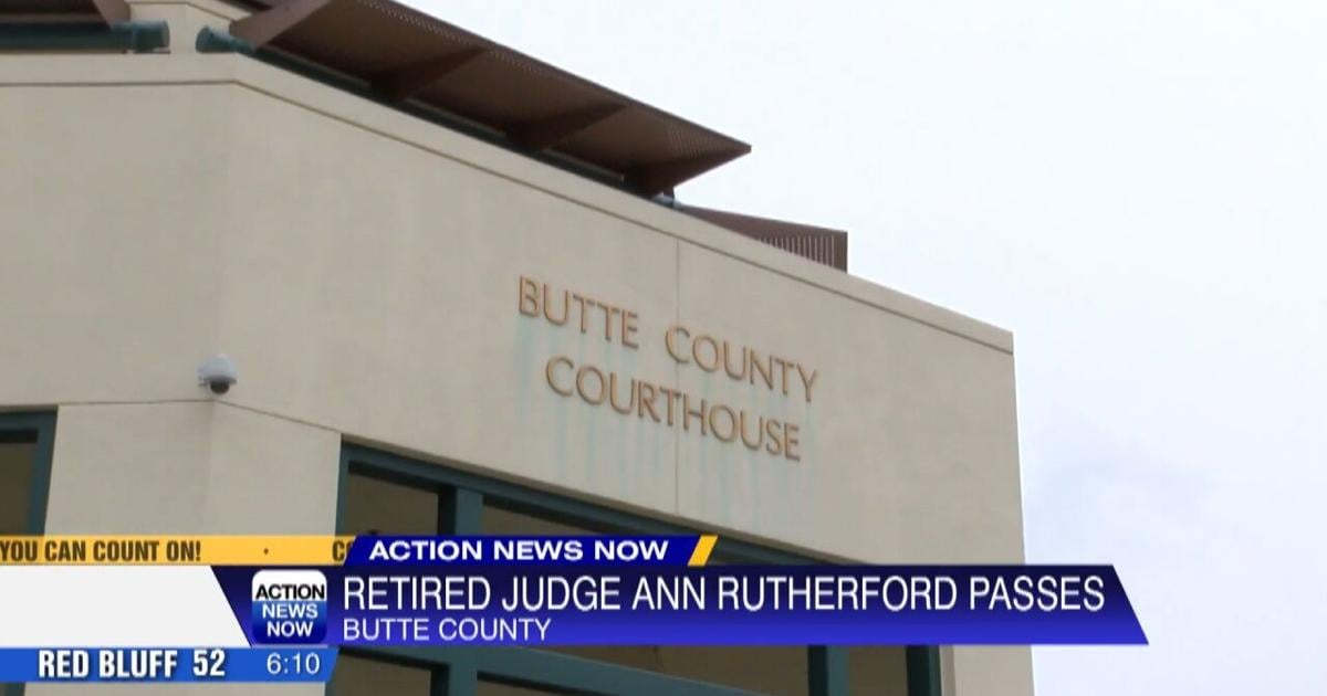 Retired Butte County Judge Ann Rutherford has passed away | Video ...