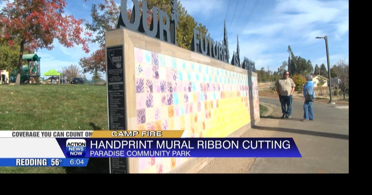 Kids handprints on mural showcase belief in a bright future for ...