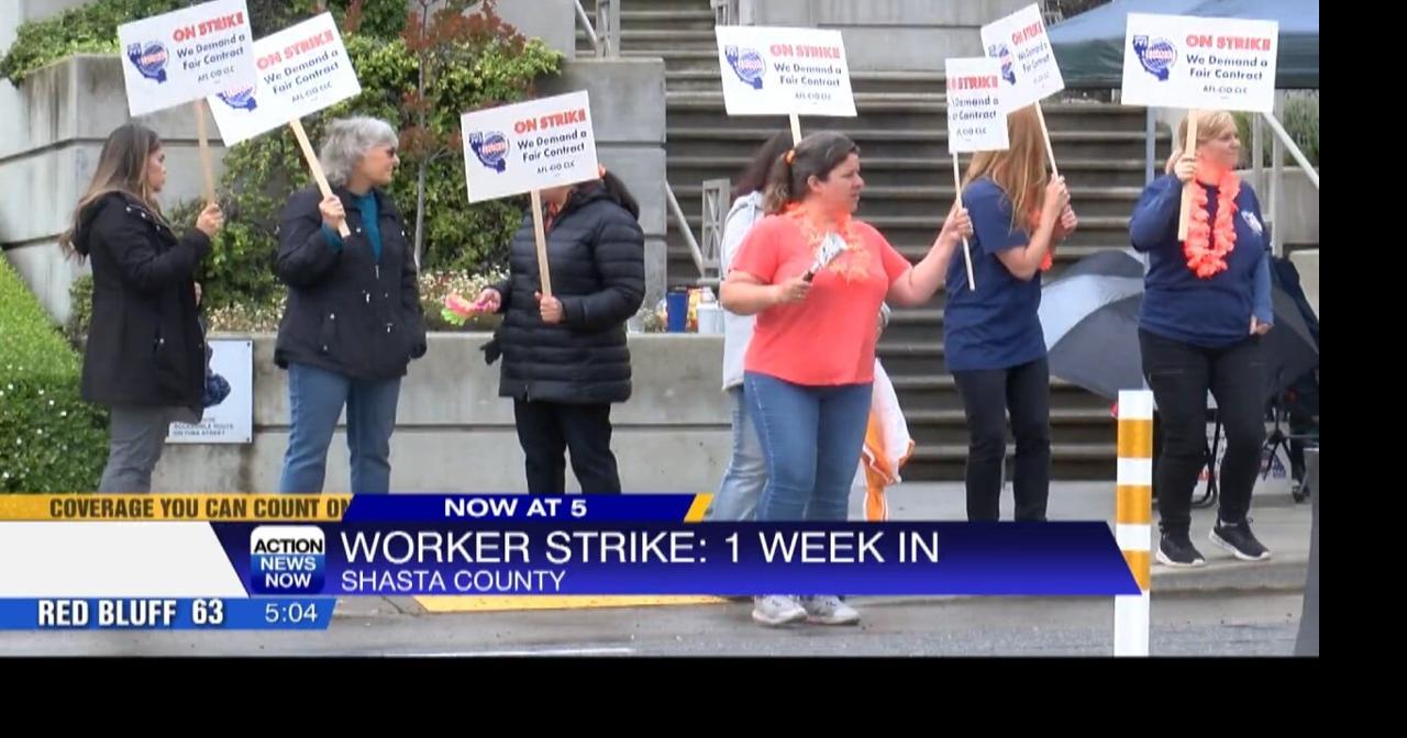 Shasta County workers enter week 2 of strike, some HHSA services closed