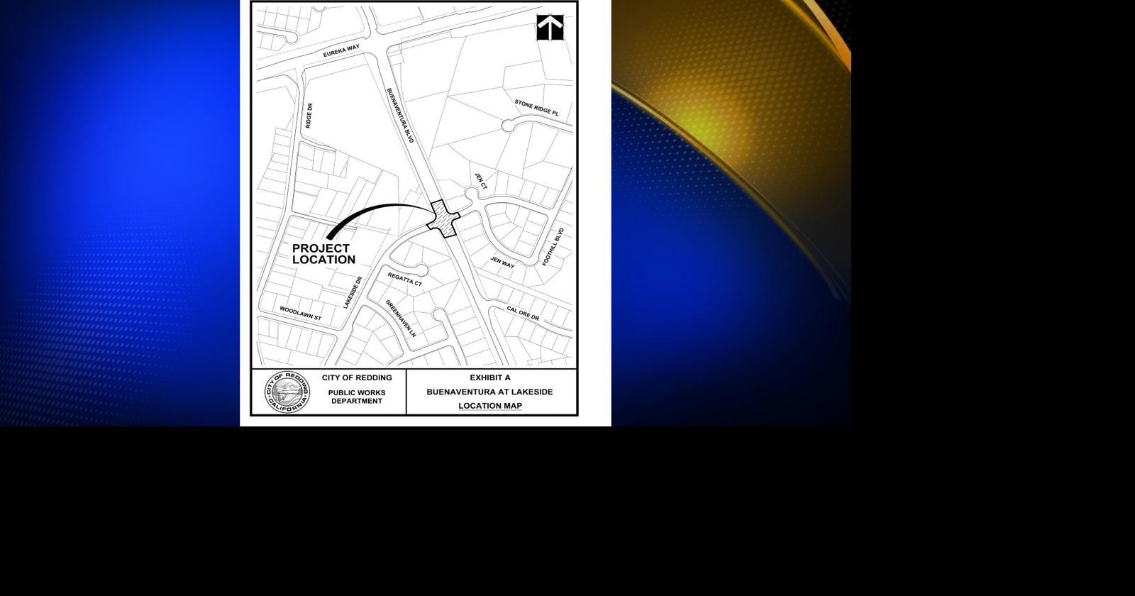 Buenaventura at Lakeside Signal Project to begin next week in Redding