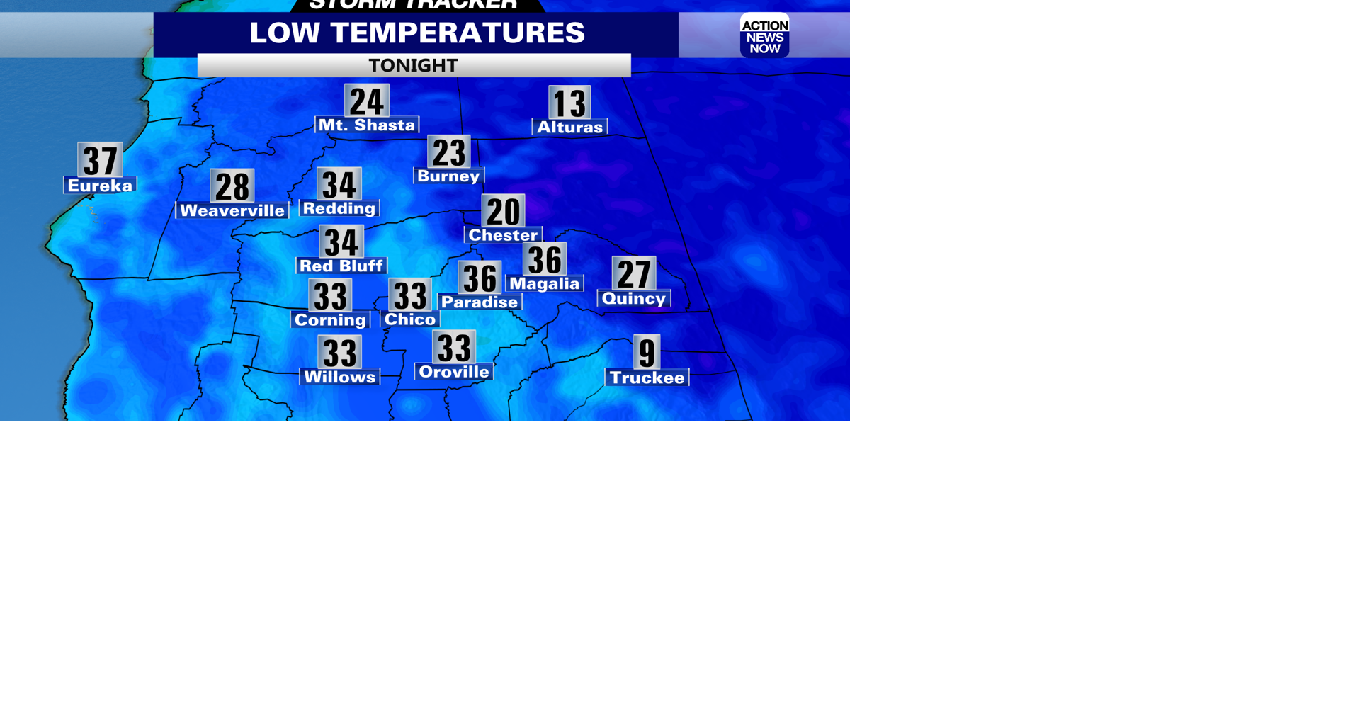 Storm Tracker Forecast: Frigid mornings on the way | | actionnewsnow.com