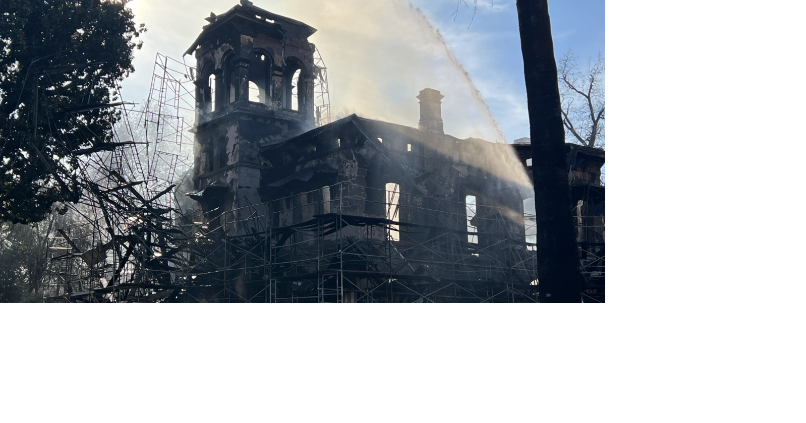 Local community mourns the loss of the Bidwell Mansion after early ...