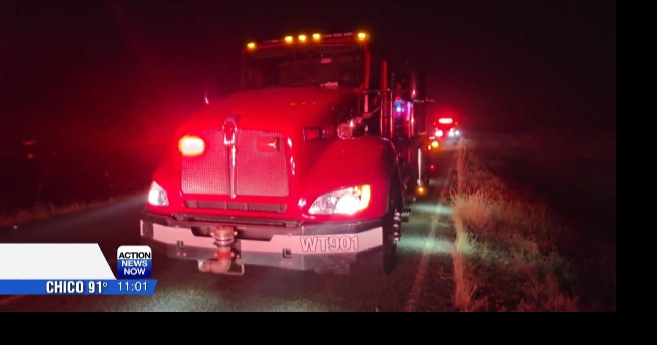 Cal Fire fights Manton Fire near Paynes Creek overnight