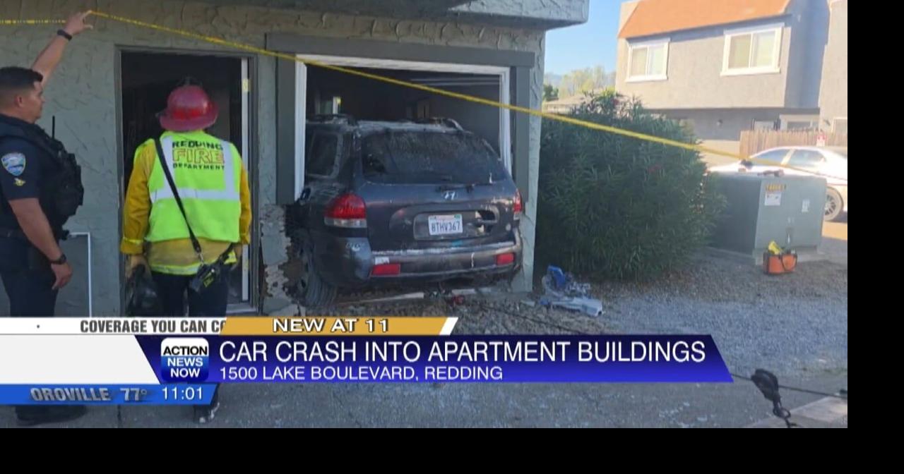 SUV plows into Redding apartments, building deemed unsafe