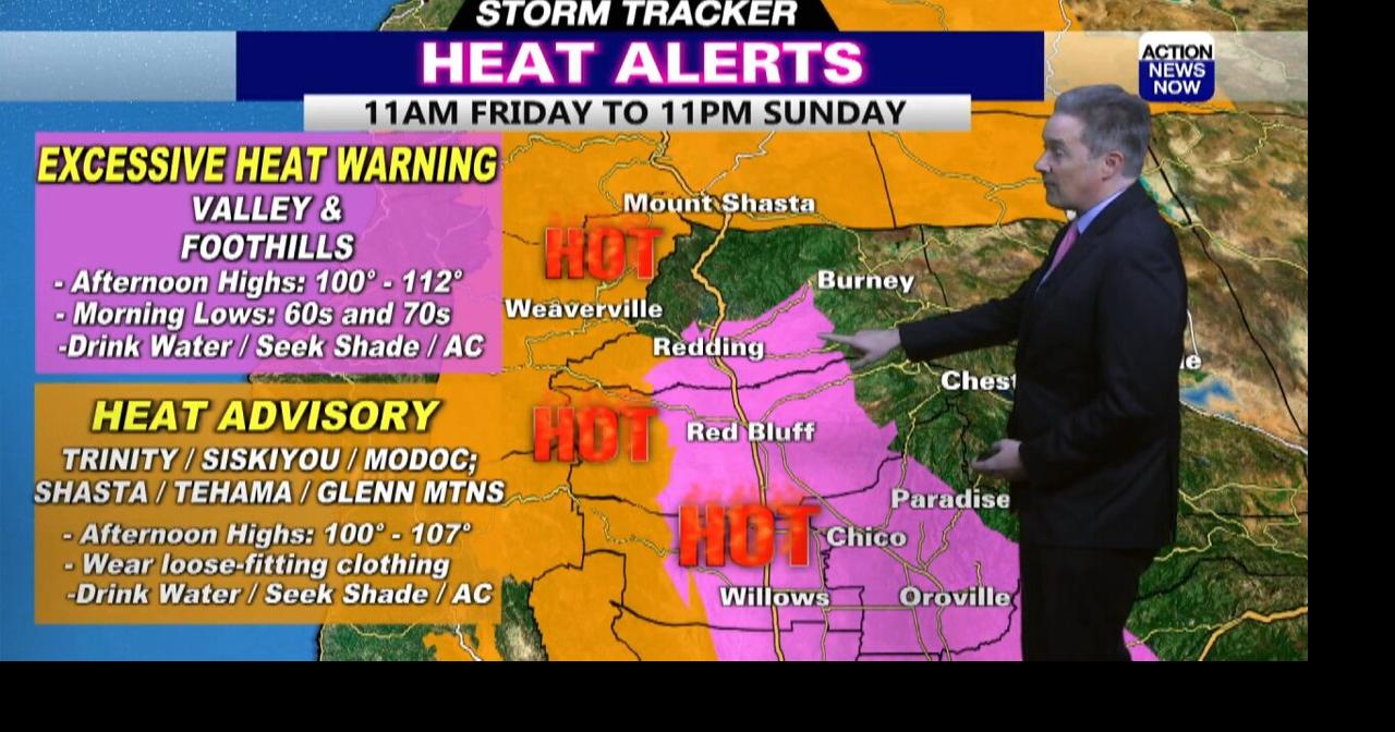 Storm Tracker Forecast - Much Hotter Weather Through The Weekend; Minor ...