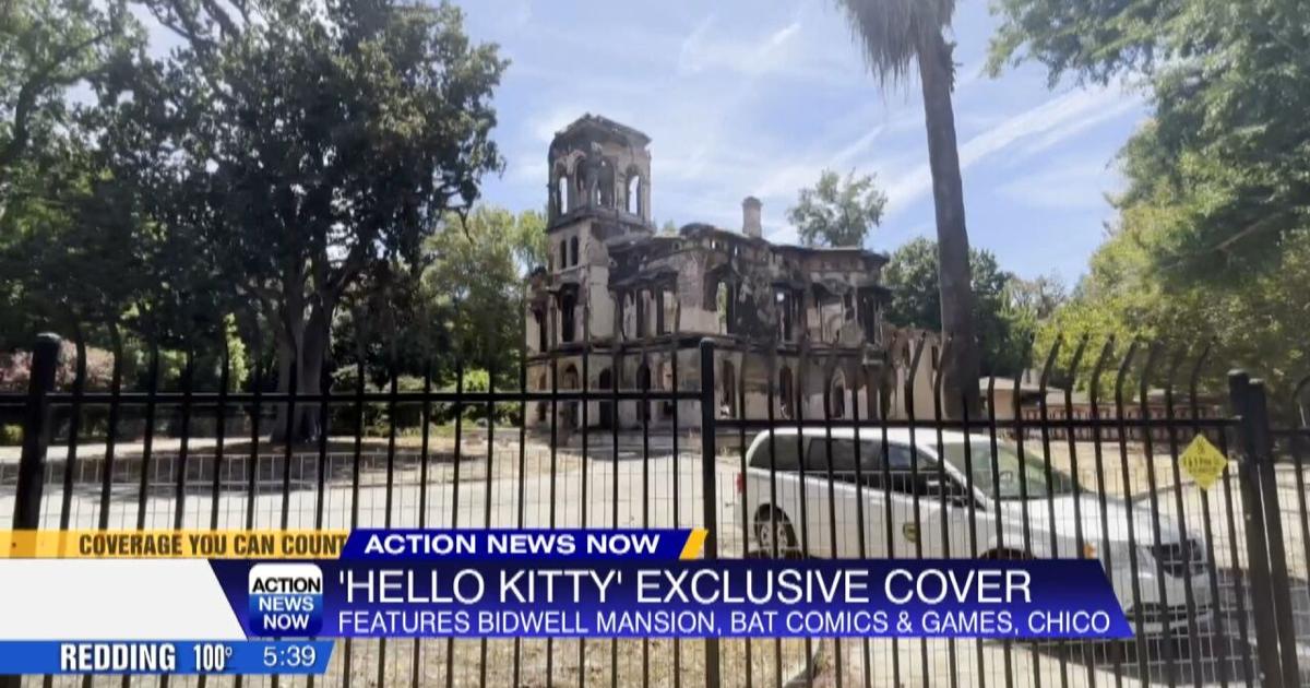 Chico's Bidwell Mansion gets Hello Kitty comic cover