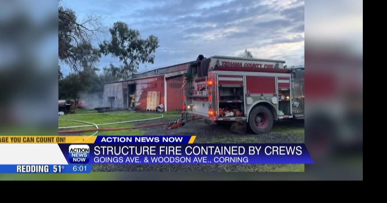 Crews knock down structure fire in South Corning | Video ...