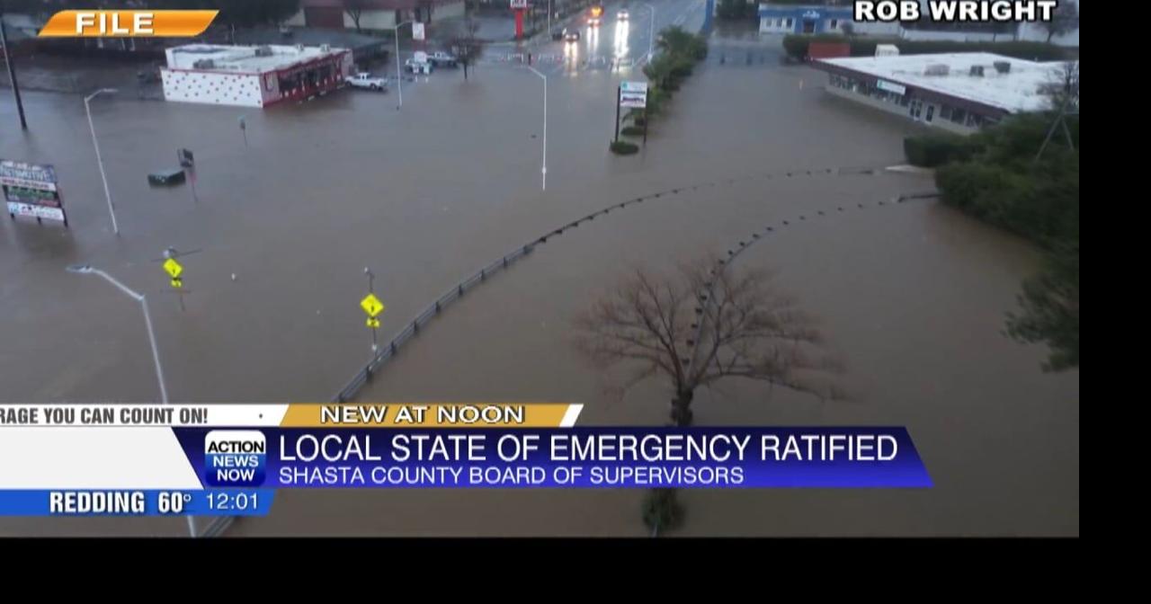 Shasta County declares emergency after severe flooding | Video ...