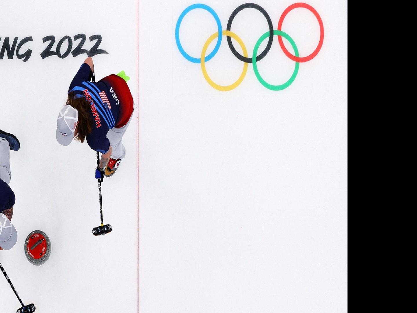 Defending Gold Medalists Team Usa Opens 22 Olympics With Men S Curling Win Over Roc Olympics Actionnewsnow Com
