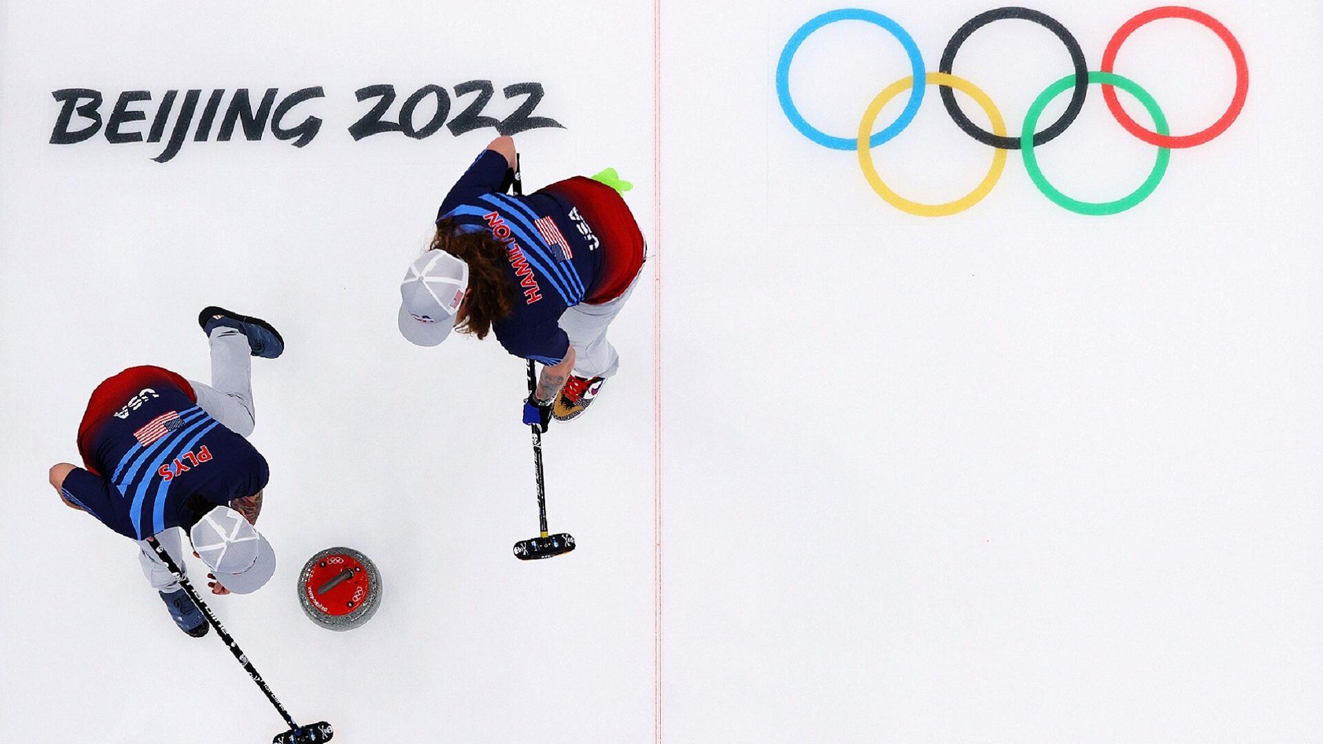 Defending Gold Medalists Team Usa Opens 22 Olympics With Men S Curling Win Over Roc Olympics Actionnewsnow Com