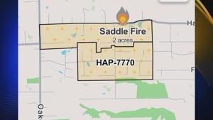 Evacuation Warning Lifted for Saddle Fire in Happy Valley