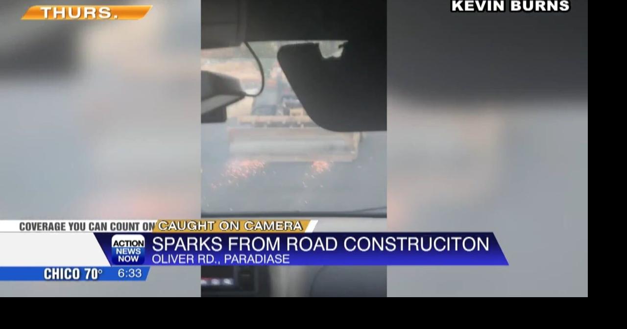 Caught on Camera: Paradise road work sparks fire fears, company changes methods