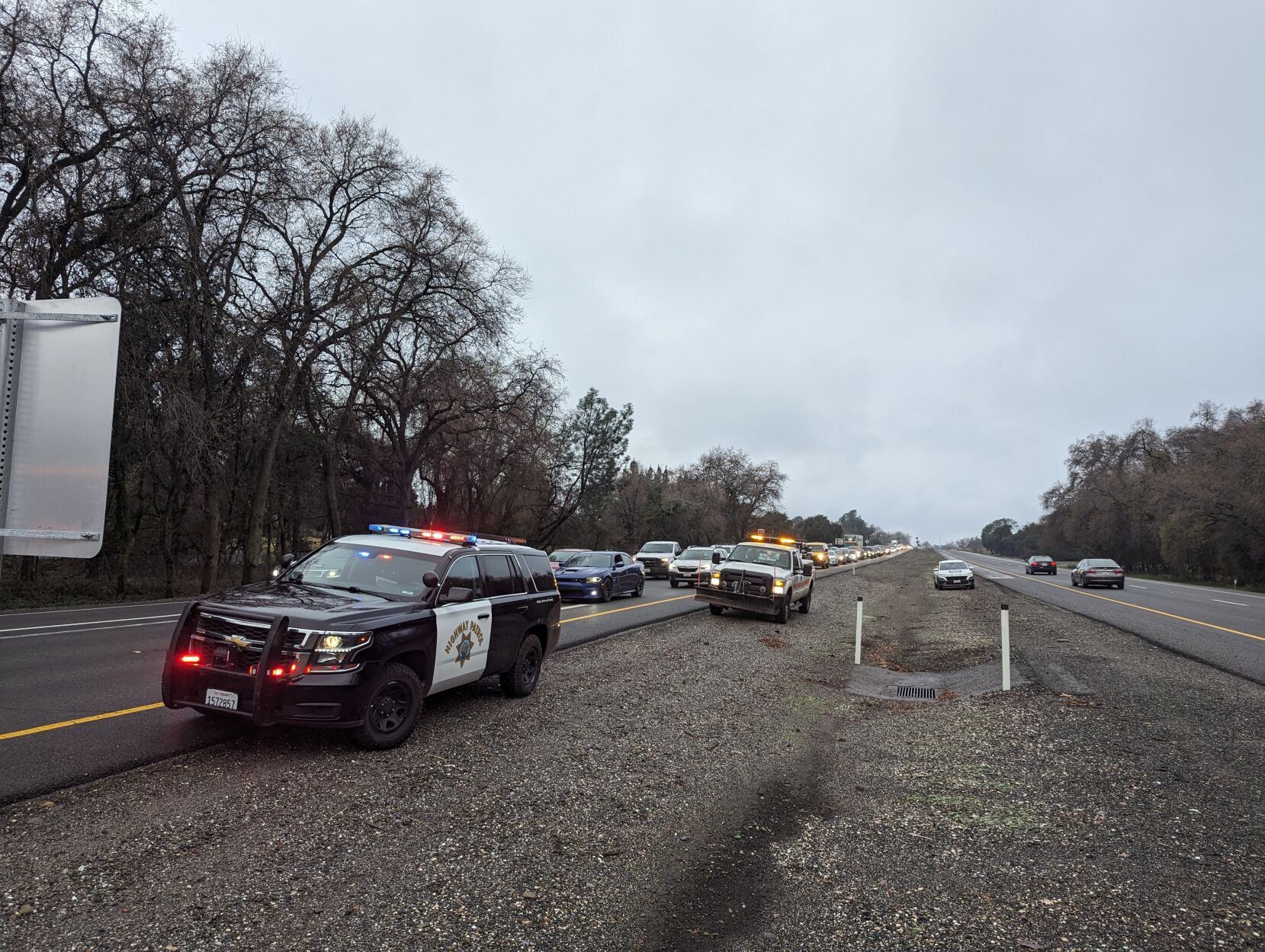 4-car Crash On Southbound Highway 99 Near Estates Drive Causing Traffic ...