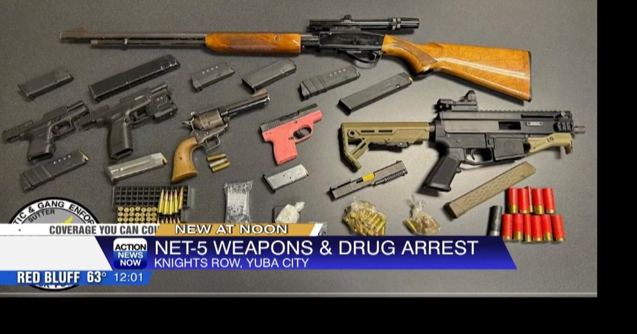 Yuba City task force arrests felon with guns and cocaine | Video ...