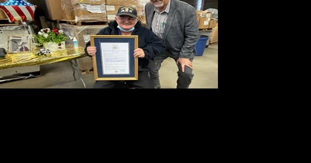 Local Vietnam veteran honored Congressional Resolution, American Flag - Vimarsana News