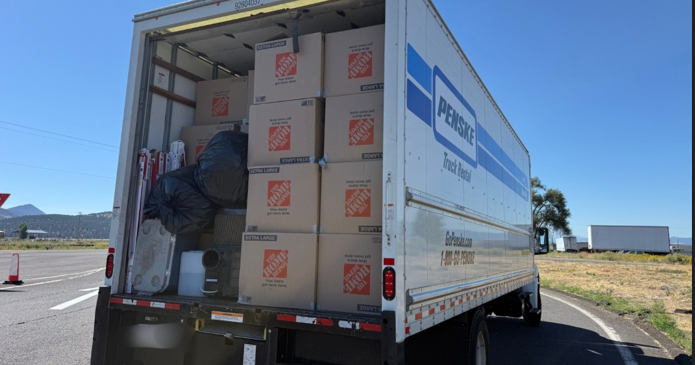 Penske truck driver arrested in Alturas area for having 3,650 lbs of unprocessed cannabis