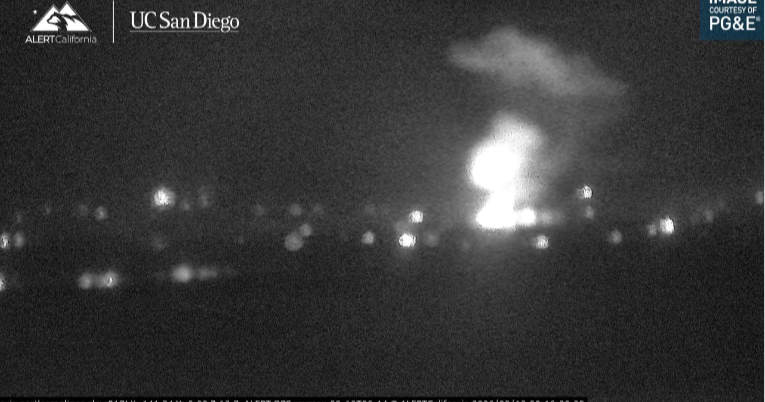 Early-morning structure fire near Corning leaves 1 with burns