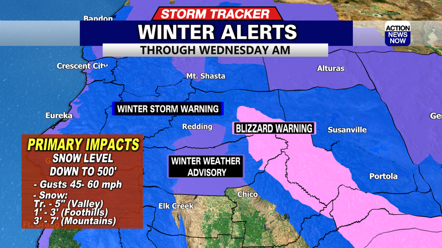 Storm Tracker Forecast: Another round of rain, snow, and wind arrives ...