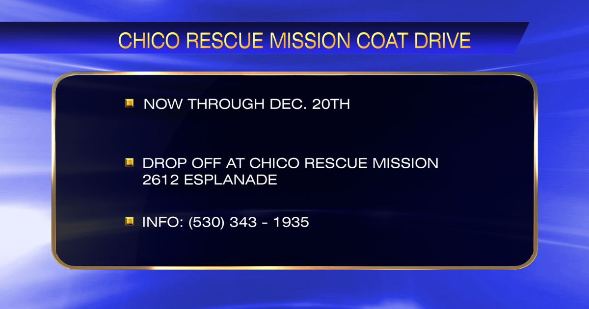 Chicko Rescue Chico Rescue Mission Coat Drive | News | actionnewsnow.com
