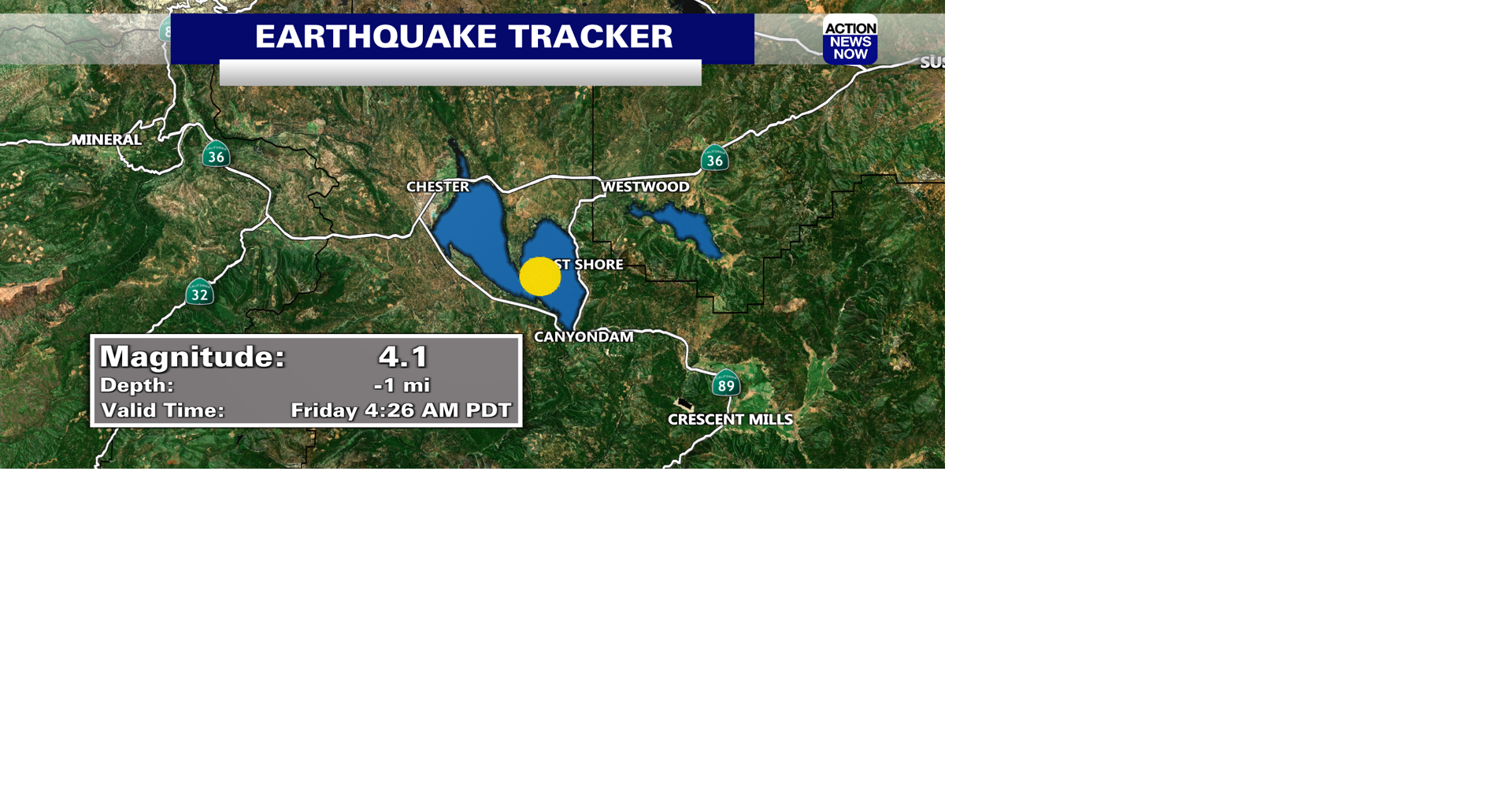 4.1 magnitude earthquake rattles Plumas County Friday morning | News ...