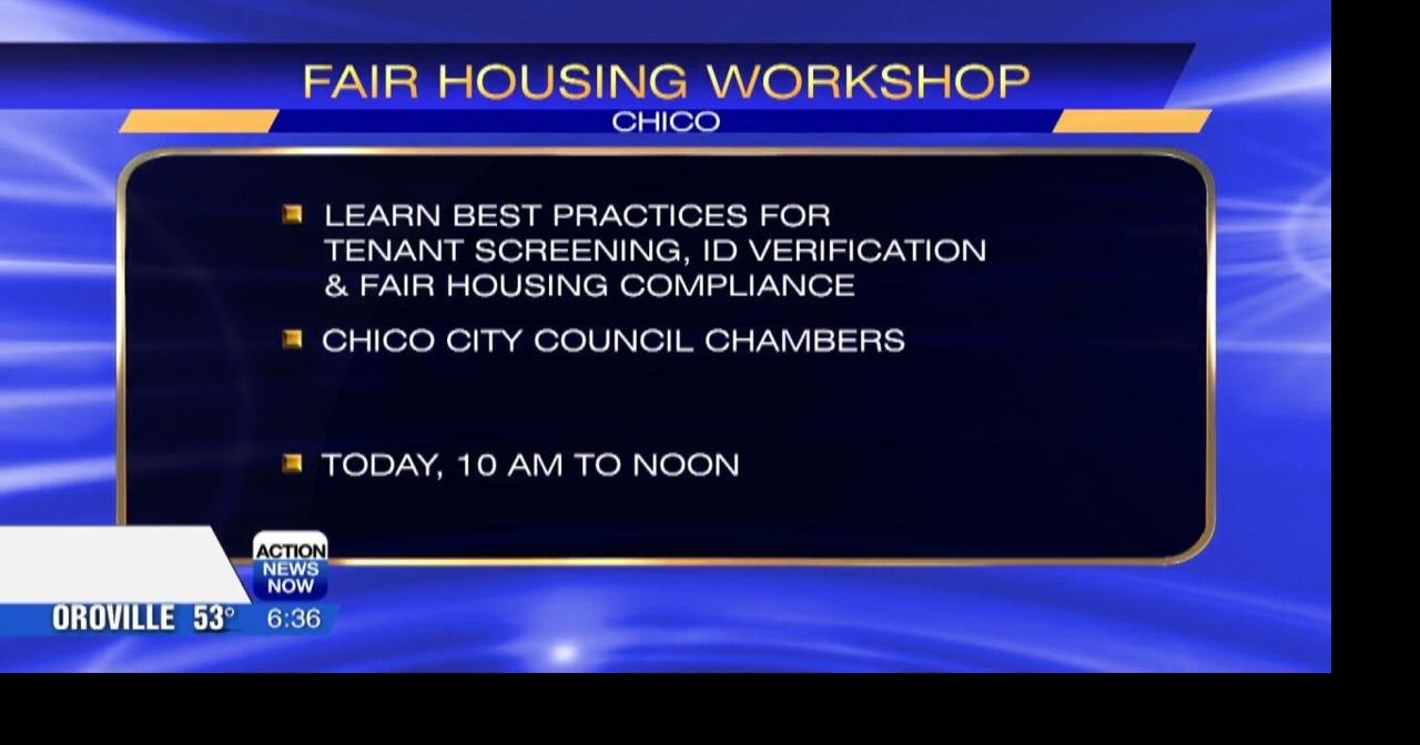 Chico hosts free fair housing workshop for landlords, property managers ...