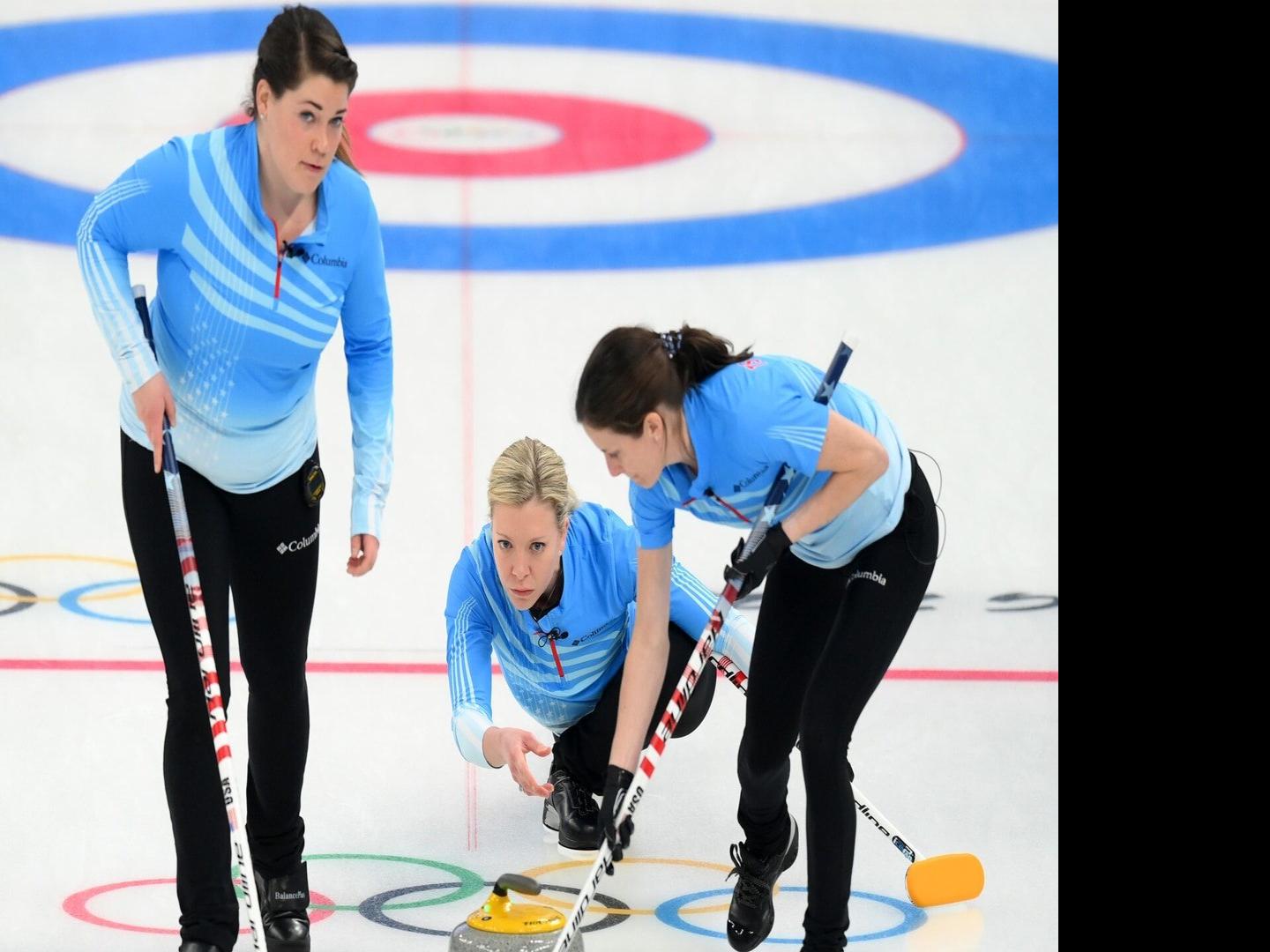 U S Women S Curling Team Starts With Dominant Win Over Roc Olympics Actionnewsnow Com