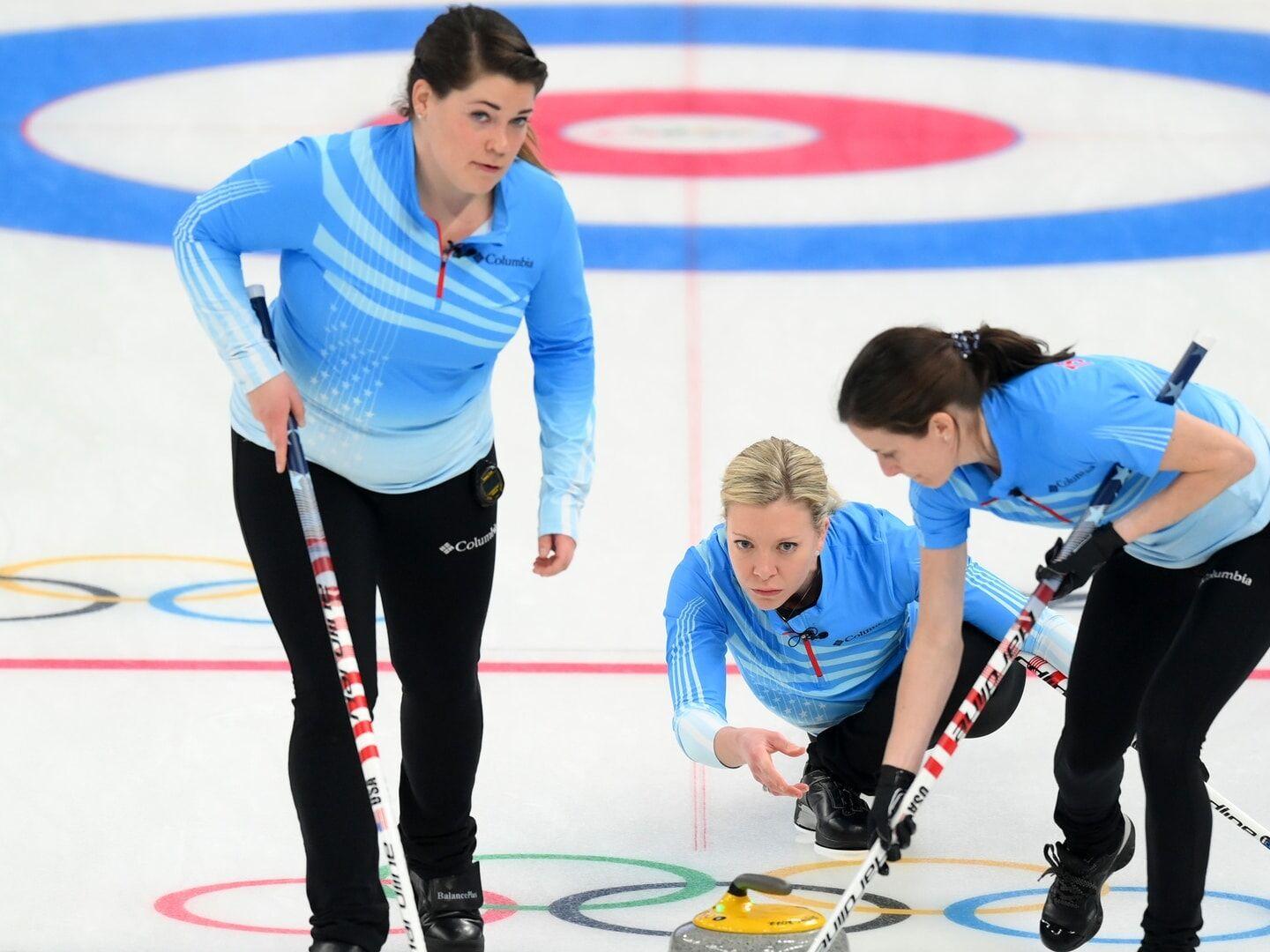 U S Women S Curling Team Starts With Dominant Win Over Roc Olympics Actionnewsnow Com U S Women S Curling Team Starts With Dominant Win Over Roc Olympics Actionnewsnow Com
