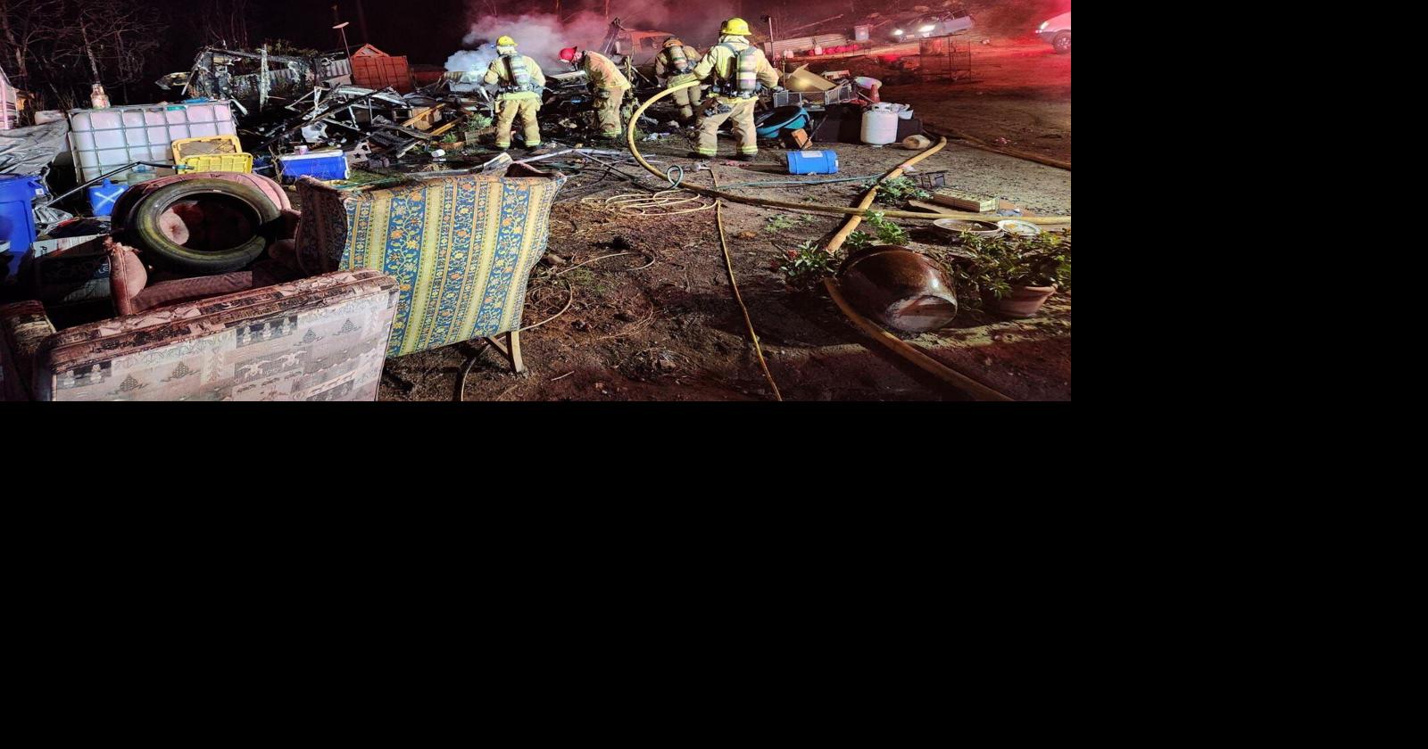 Early-morning fire destroyed two RVs prompting mobile home park ...