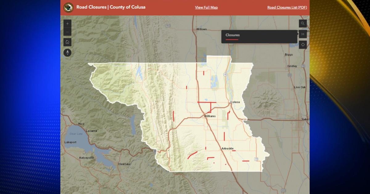 Colusa Map Colusa County unveils map for real-time road closures | News ...