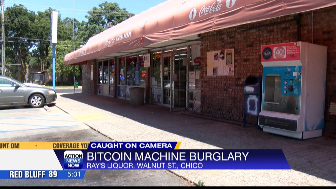 Bitcoin machine robbery