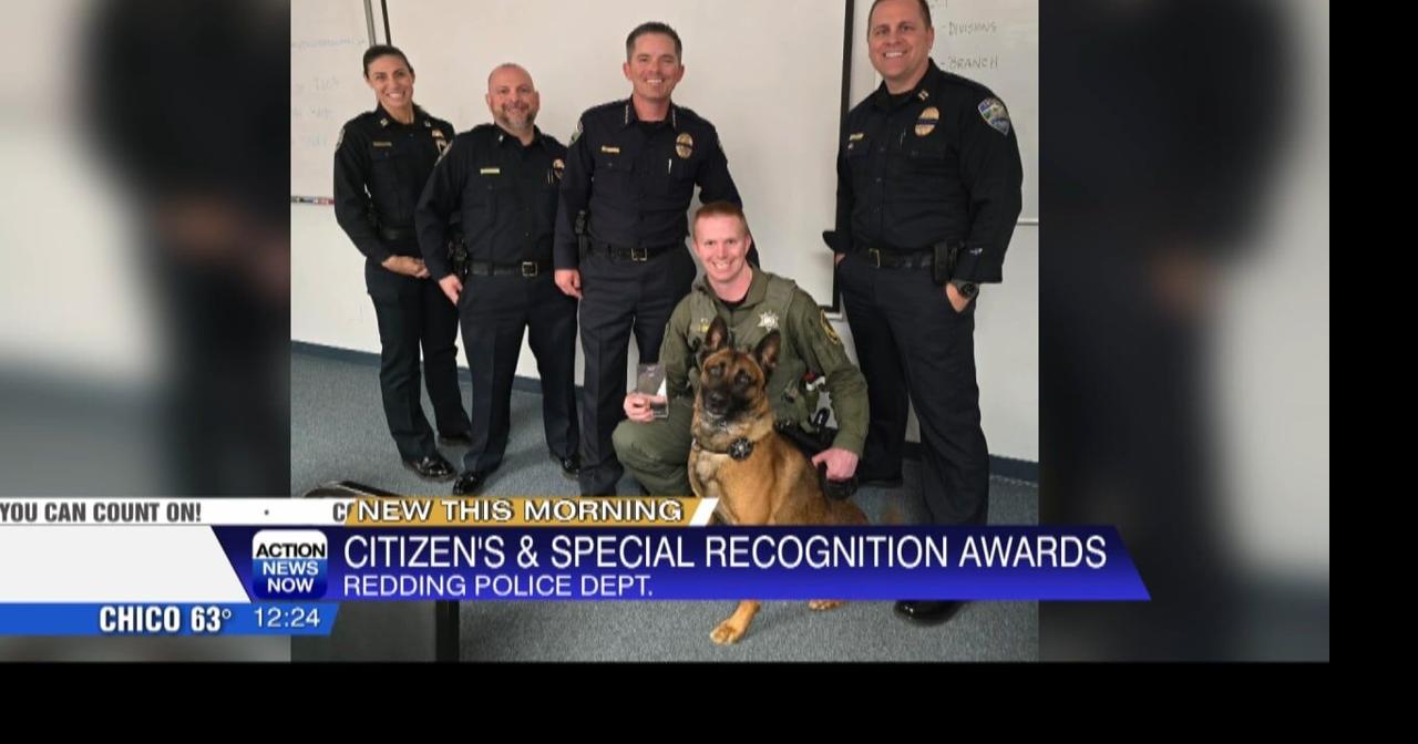 Redding Police Department hands out awards to firefighter and CDFW ...