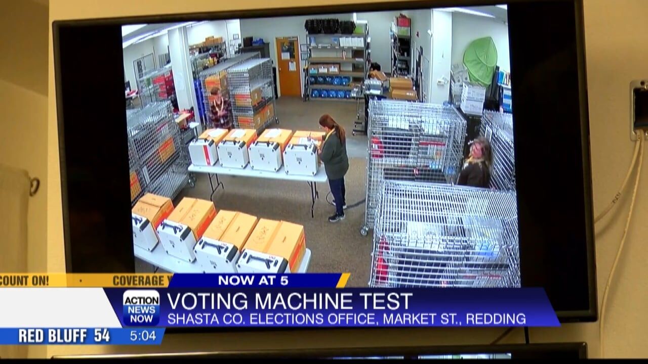 Testing underway for new voting machines in Shasta County