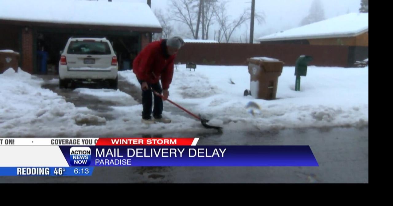 Winter weather causing postal delivery delays in Paradise | Local ...