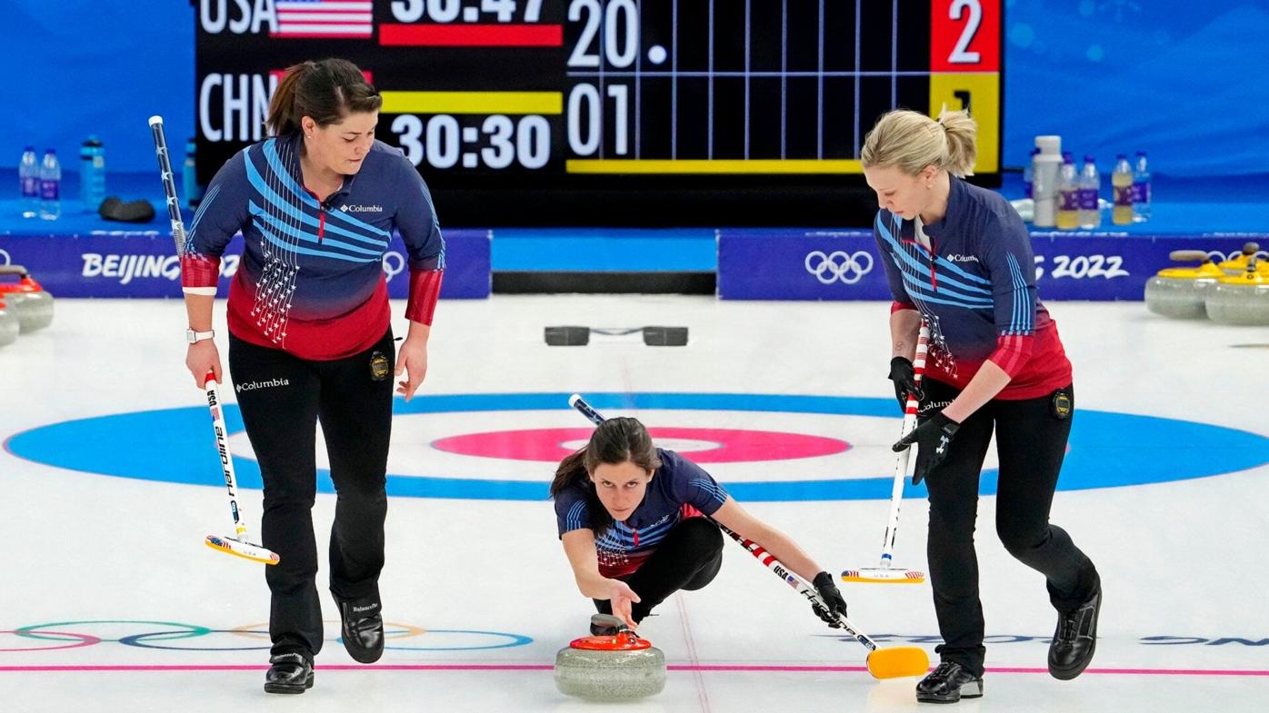 U S Suffers First Women S Curling Loss To Great Britain Olympics Actionnewsnow Com