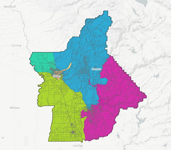 Butte County Board of Supervisors one step closer to new district map