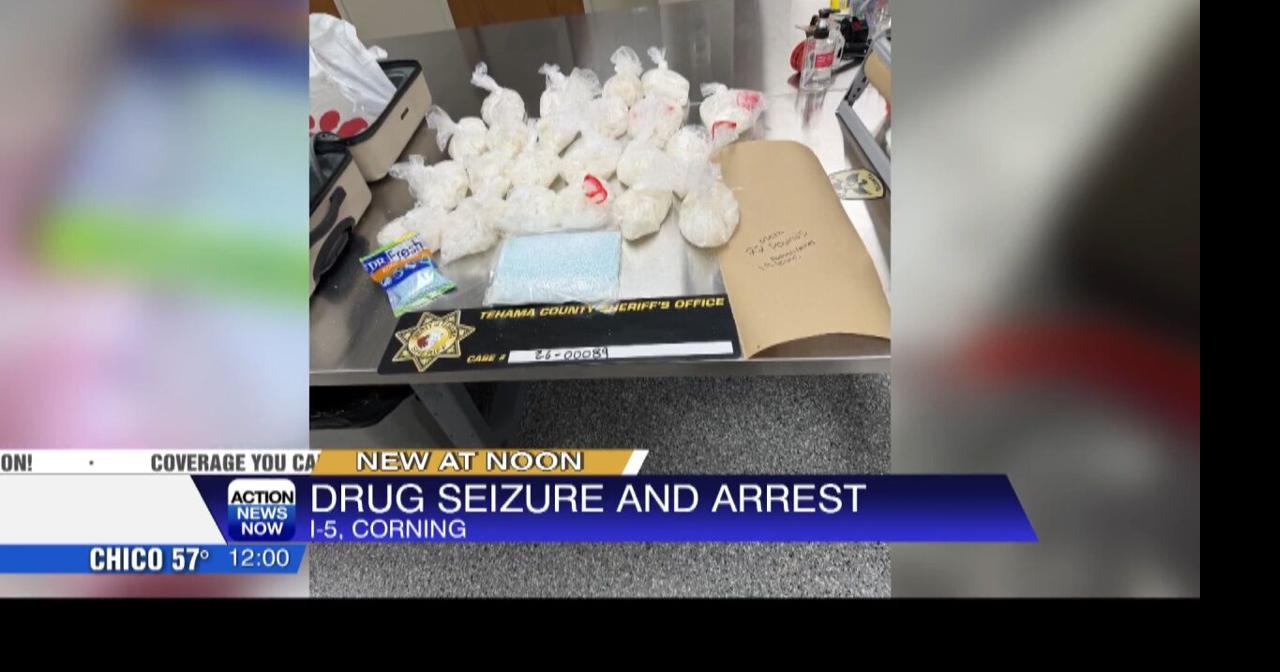 Traffic stop in Corning leads to large meth and fentanyl seizure on I-5 ...